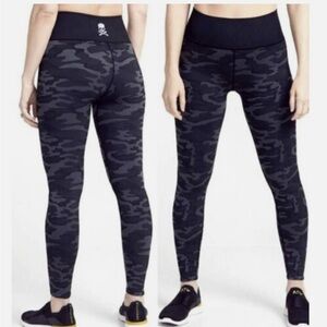 SOUL by SOULCYCLE Seamless Gray Camo Camouflage Leggings Women's XS